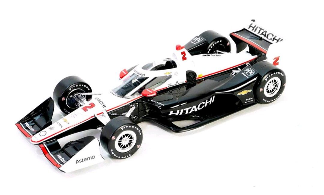 New 2023 Limited Edition Greenlight Collectibles #2  1/18 Josef Newgarden "Hitachi" Indycar **Box Dented**