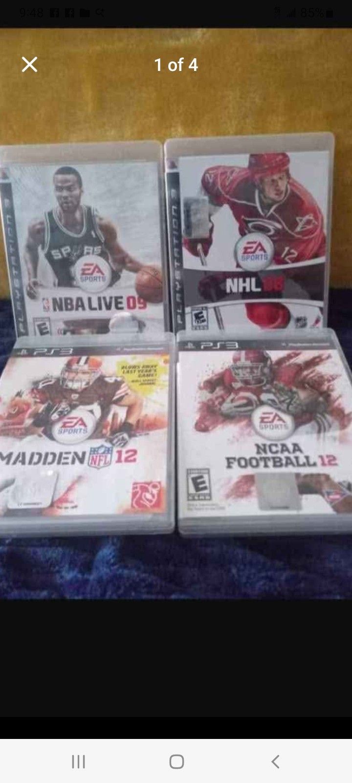 4 Playstation 3 Sports Games