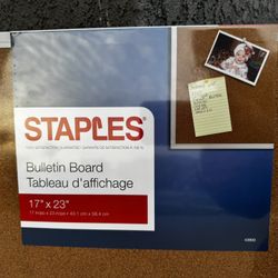 Staples Bulletin Board 17" x 23"
