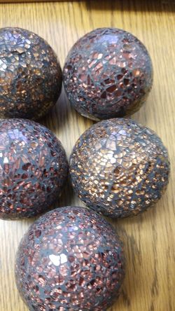 Decorative mosaic bowl fillers