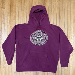 VTG Y2K Obey Propaganda Men’s Hoodie Maroon/White Skateboard Sz. XL