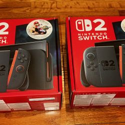 NINTENDO SWITCH 2 MARIO KART WORLD BUNDLE, 256GB & 512GB MEMORY CARD - BRAND NEW SEALED!