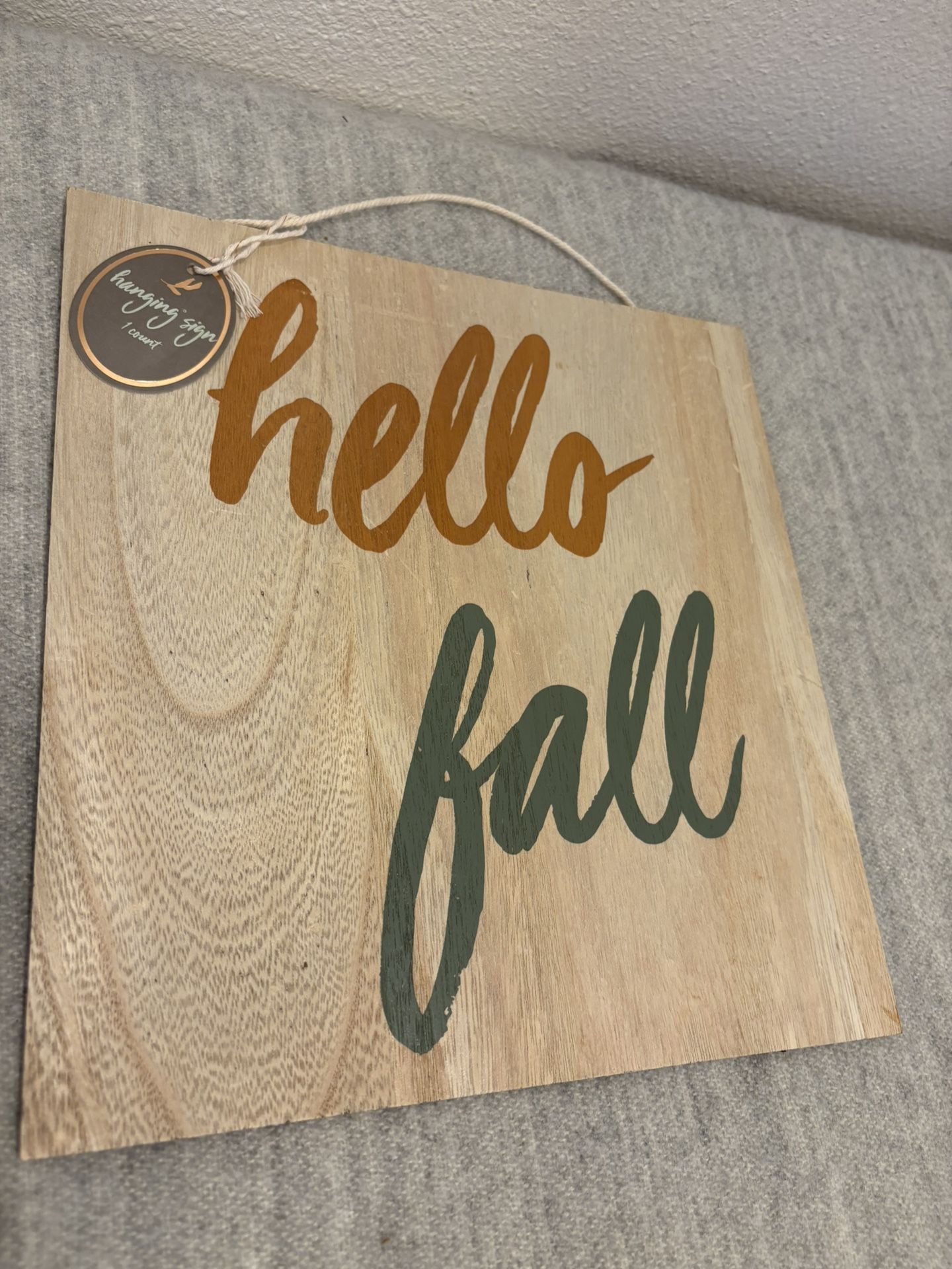 Hello fall Sign Home decor - New