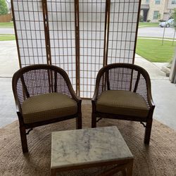 Can Back Barrel Lounge Chairs