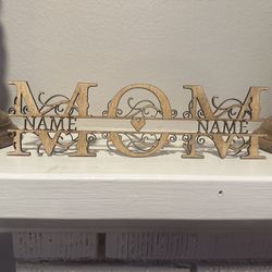 Mothers Day Gift, Personalized Sign