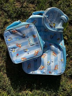 Bluey Kids Backpack, Lunch Bag & Headphones Set