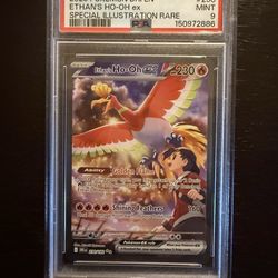 PSA 9 Ethan’s Ho-Oh Pokemon card