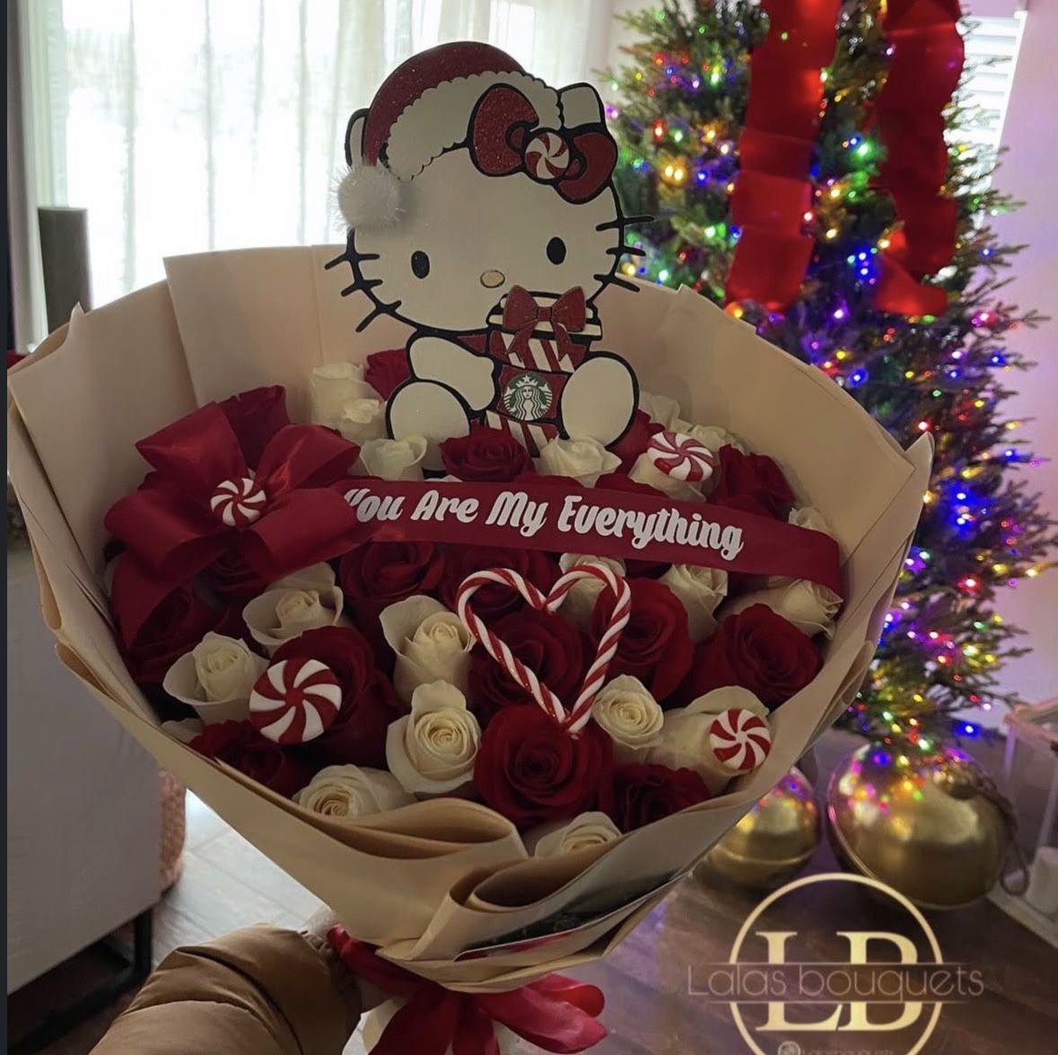 Hello kitty christmas bouquet