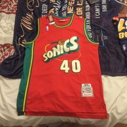 1995-96 Seattle Supersonics Swingman Jersey