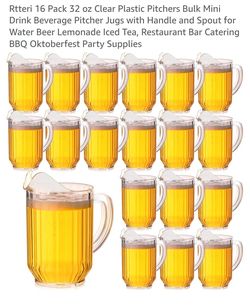16 32oz Drink Pitchers