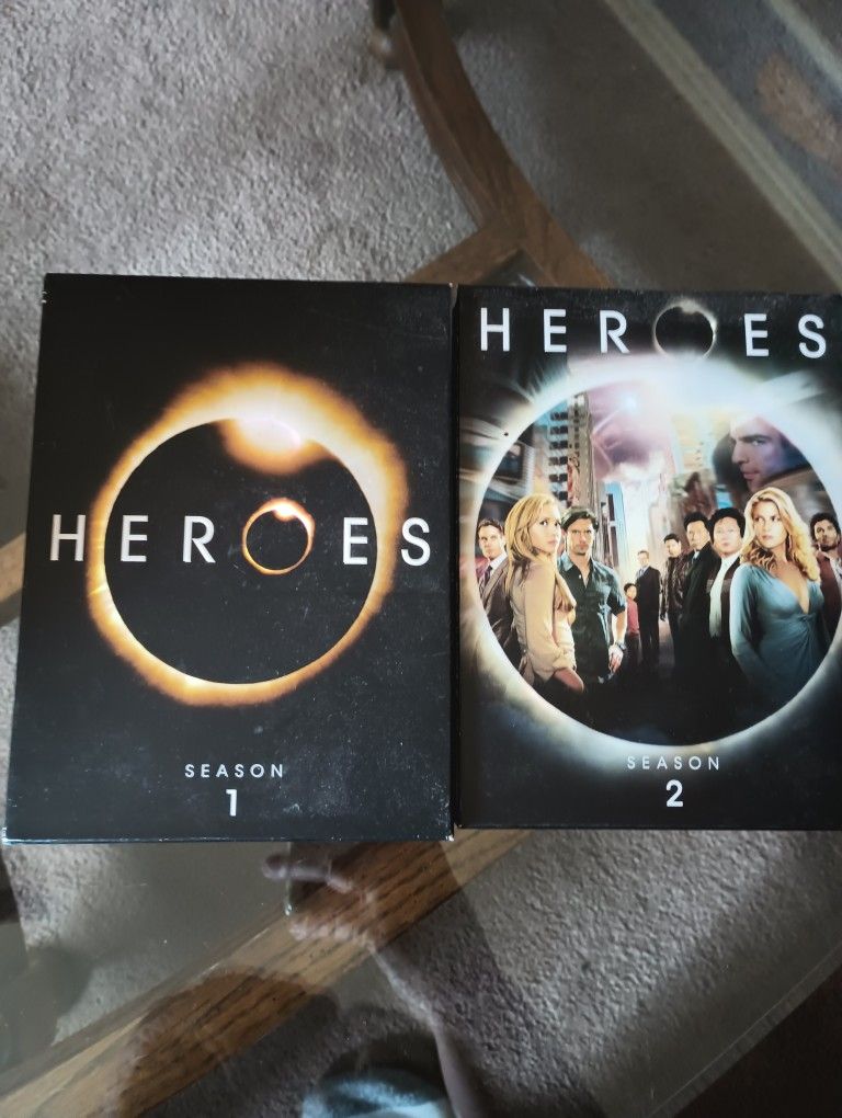 Heroes (TV Series) DVD Sets For Seasons 1&2 With Bonus Features