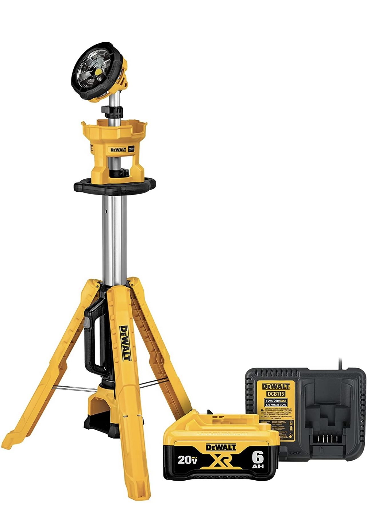 DEWALT 20V MAX LED Work Light, Tripod Base (DCL079R1)