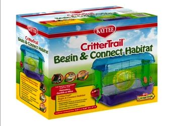 Kaytee Critter Trail Begin & Connect Habitat for Pet Mice, Hamsters, or Gerbils