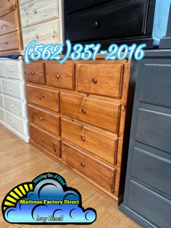 Nine drawer dresser pinewood oak cajonera Comoda de Pino Nuevo