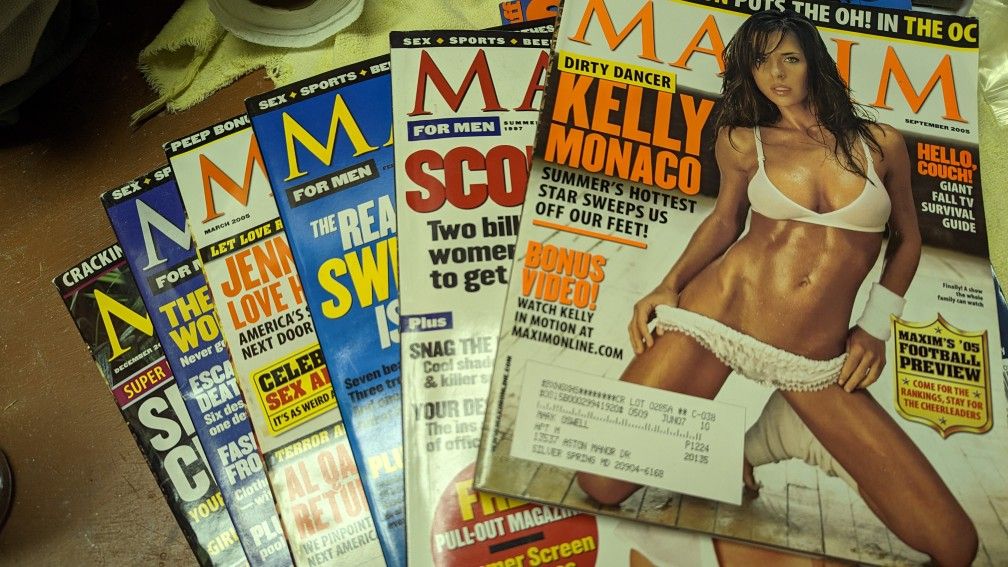 Maxim magazines