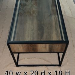 Coffee Table W/ End Table 