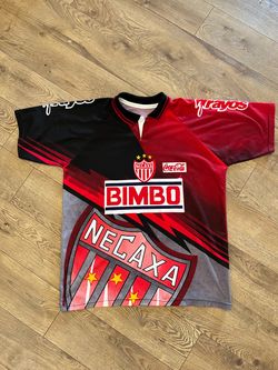 Vintage Necaxa Mexican bootleg soccer jersey