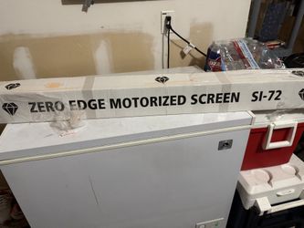 8k zero edge motorized screen SI-72 black diamond