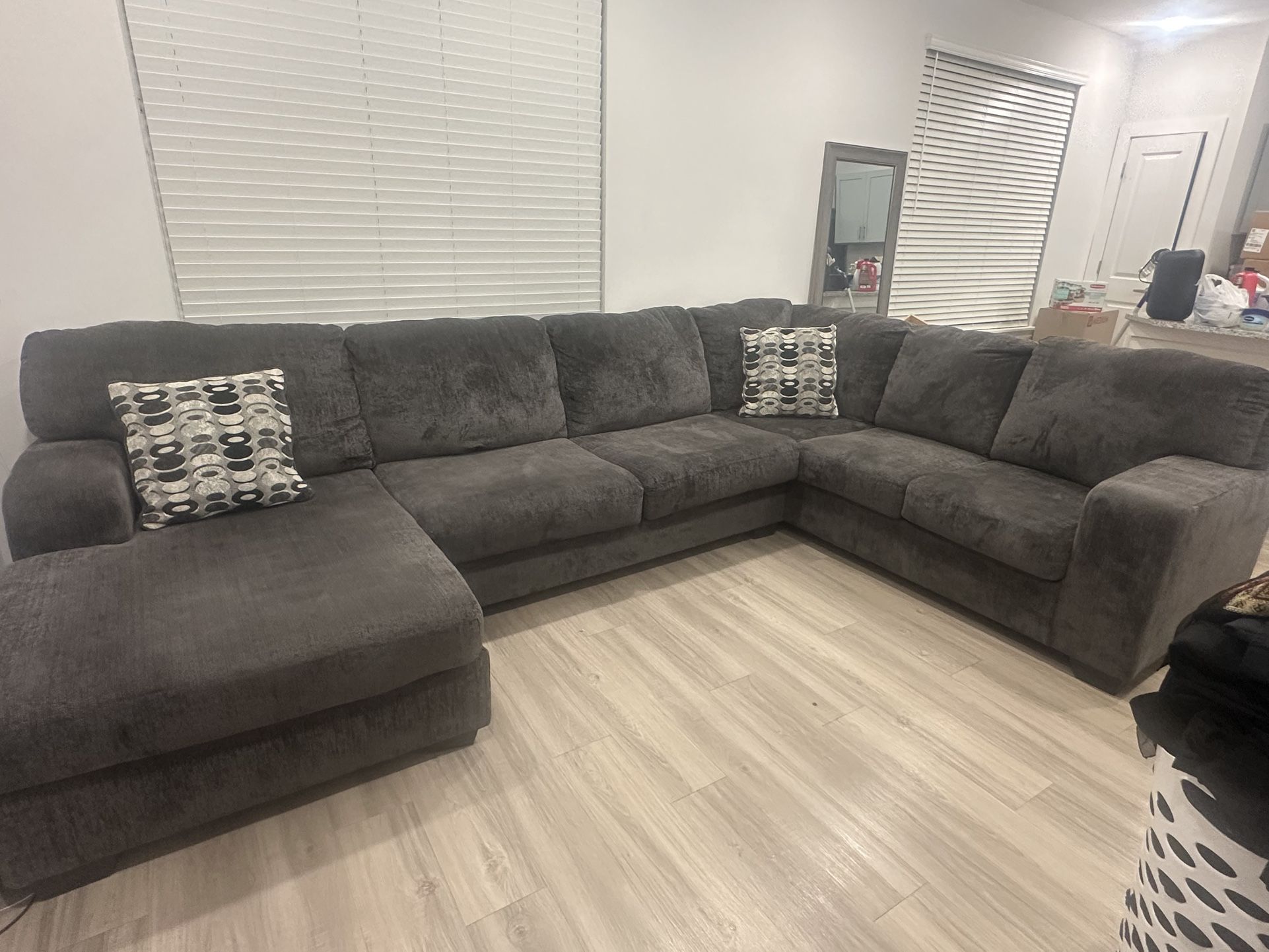 Gray 3 Piece Sectional