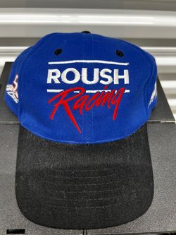 Roush Racing Team Hat Speedway Blues Embroidered Numbered Hat Logo Nascar 90s