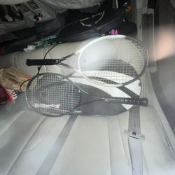 Wilson hammer and Head 660 Tech Tennis Rackets