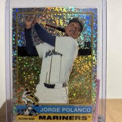 Jorge Polanco Silver Sparkle Parallel 