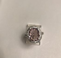 Kunzite 925 Sterling Silver Ring 