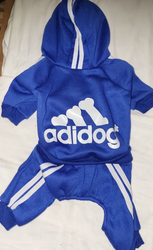 Adidog Dog Outfit, Large, New