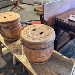 Wooden Bucket - SKU: 9ESEFT