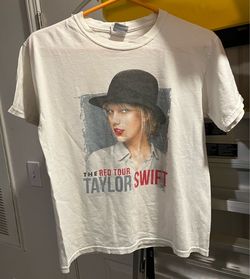 Taylor Swift The Red Tour T-Shirt – Youth Medium – White