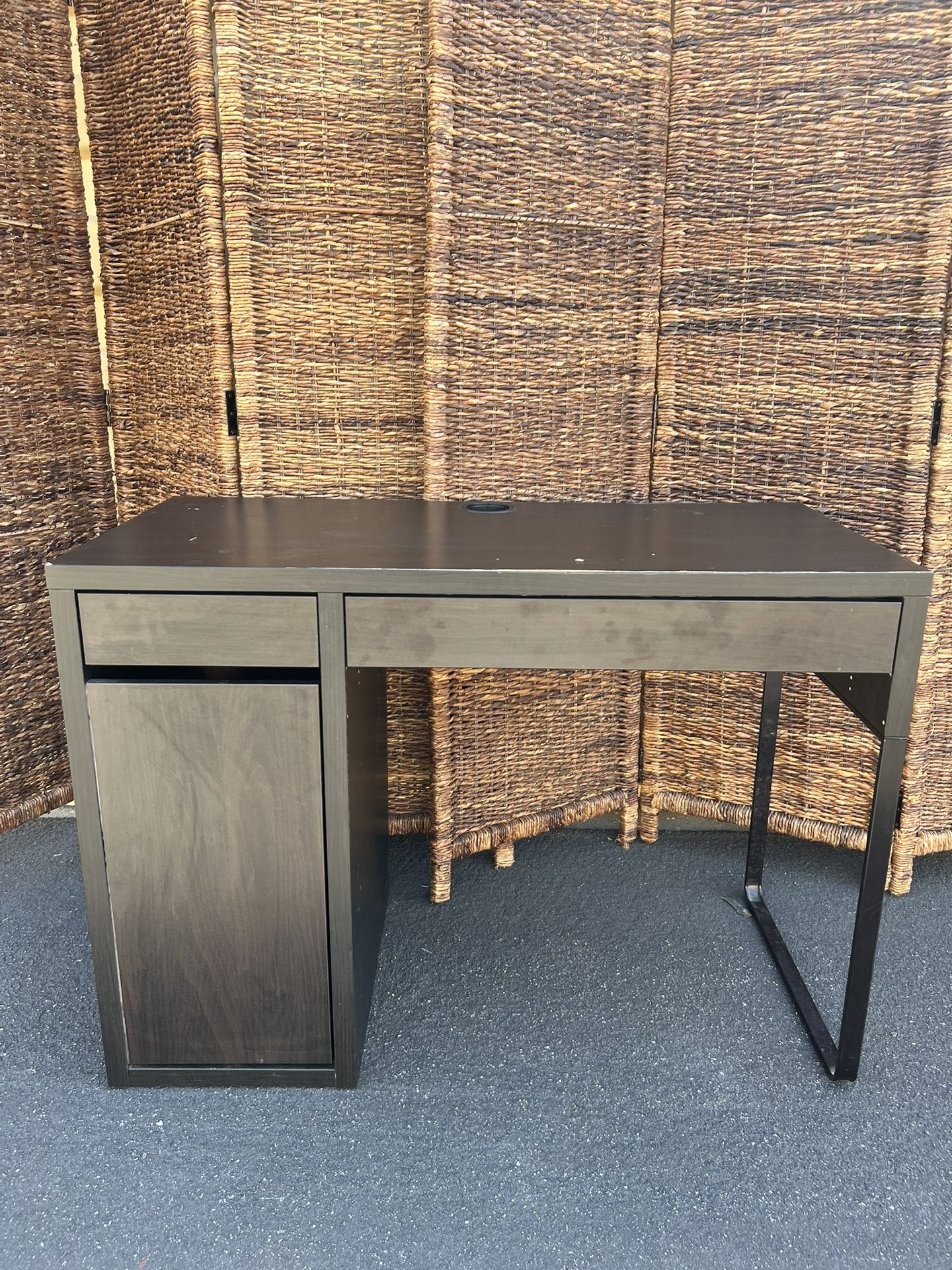 IKEA Micke Espresso Wood Desk