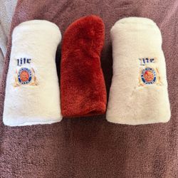 vintage miller lite golf head covers