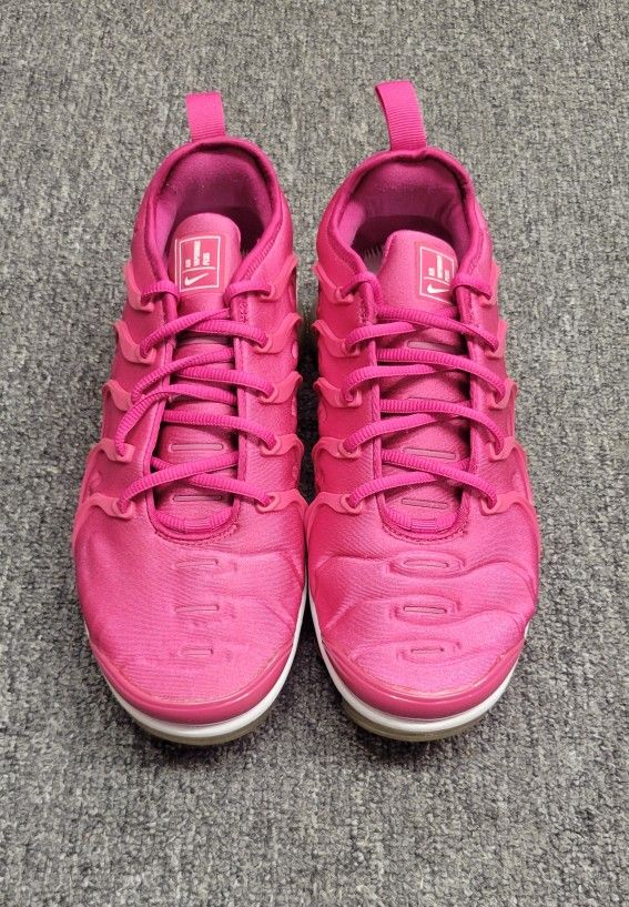 Women's Nike Air Vapormax Plus Fireberry Pink Shoes Size 8
