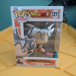 Funko Pop! Vinyl: Dragon Ball - Goku Ultra Instinct With Kamehameha Excl #1211