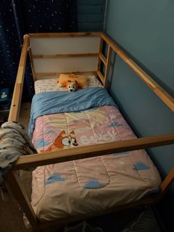 Reversible IKEA twin bed frame