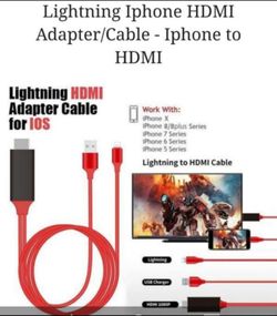 Lightning to HDMI ADAPTER Cable for iOS
