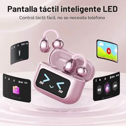 Headphones with a touchscreen