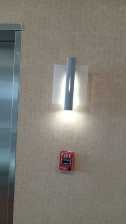 Wall lights (2) matching