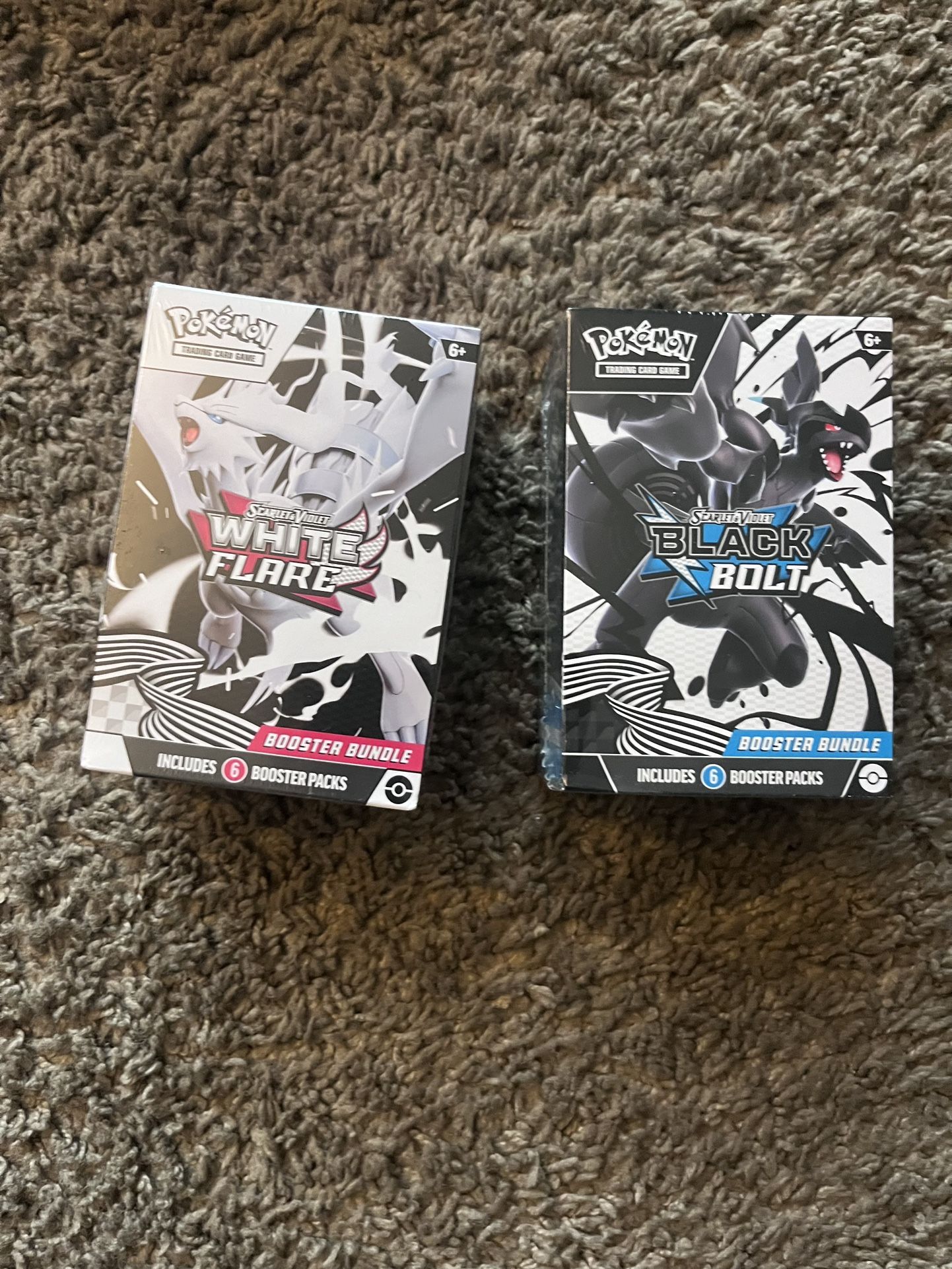 Pokemon Cards Black Bolt White Flare Booster Bundle