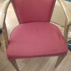 Vintage ,I Have 8 Burgundy chairs