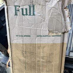 Brand New. 10” Full Size Mattress Hybrid. Extra Support MemoryFoam/innerspring Combination 