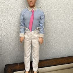 vintage rare ken barbie doll in suit clothing