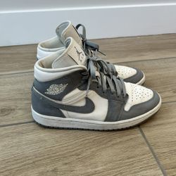 Nike Women's Air Jordan 1 Mid Stealth Retro Sneakers BQ6472-115