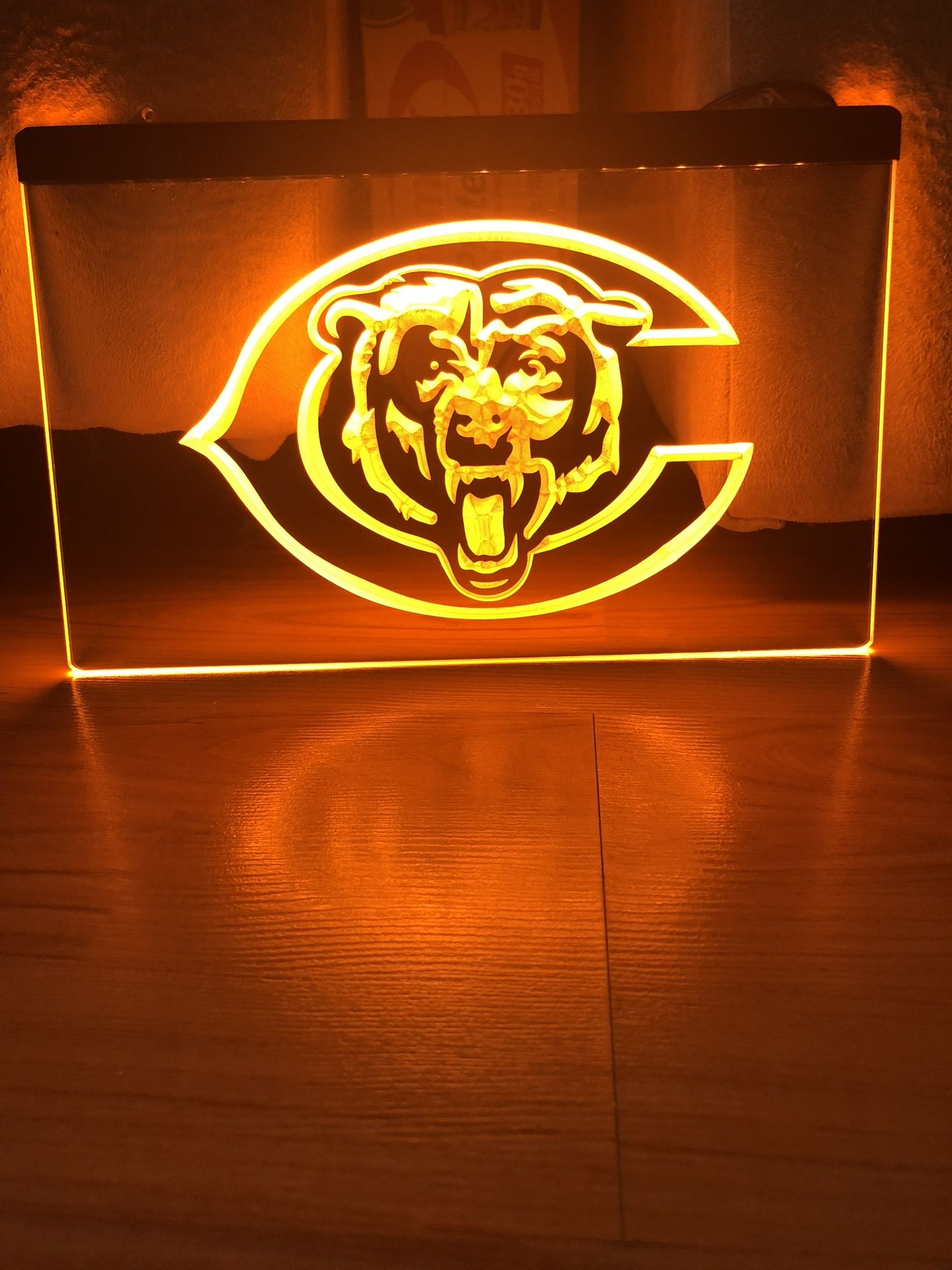 CHICAGO BEARS LED NEON LIGHT SIGN 8x12