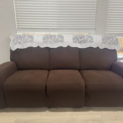 Ultimate leather Recliner Sofa Set 