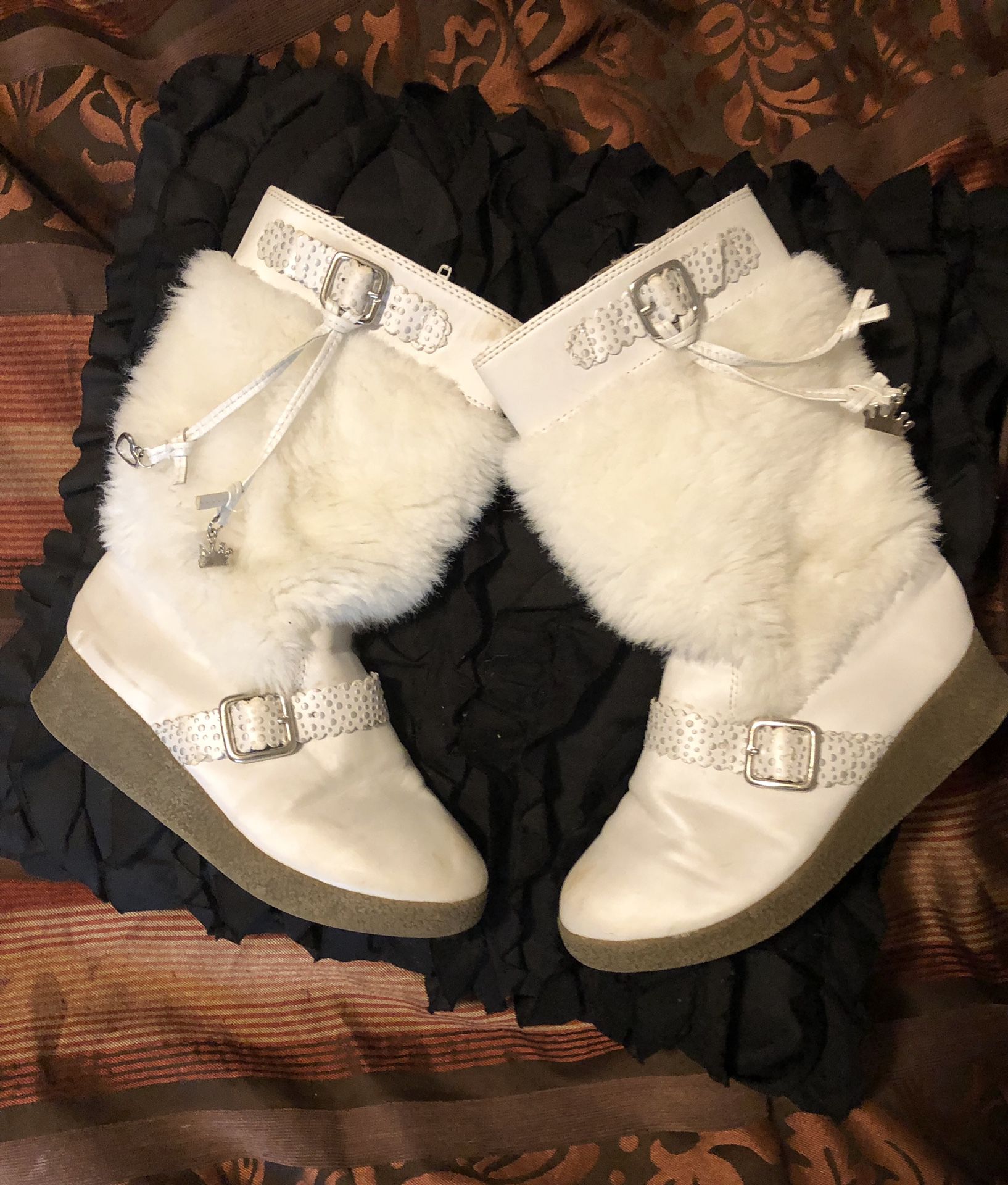 George girls winter boots size 1 1/2