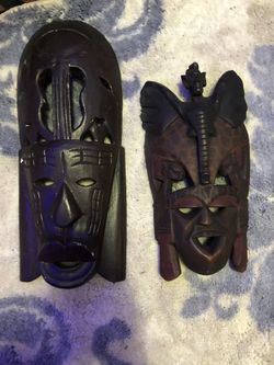 2  African Ebony Mask 