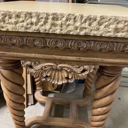 Coffee Table With Stone Top