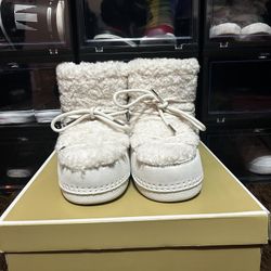 Michael Kors Zelda Sherpa and Suede Boot