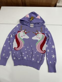Unicorn Hoodie Sweater Size Small 